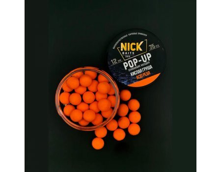 Бойлы Nick Baits POP-UP (Кислая груша), 35шт/12мм