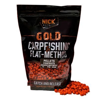 Пеллетс Nick Baits Gold "FF 10 мм" Королевская слива, 1 кг