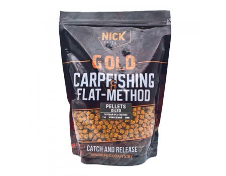 Прикормка рыболовная пеллетс Nick Baits Gold "FF 10 мм" Тигровый орех, 1 кг