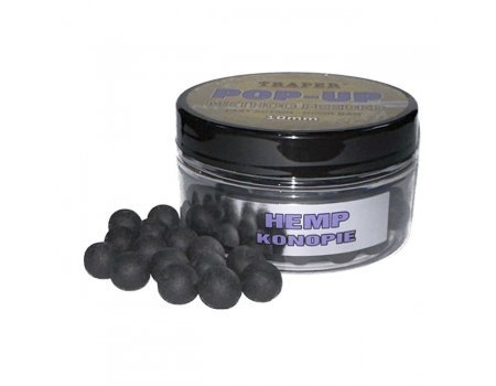 Бойлы плавающие Traper Method Feeder Pop-Up (Hemp Konopie, конопля), 30г/10мм