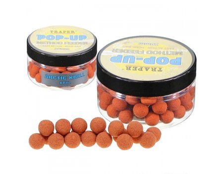 Бойлы плавающие Traper Method Feeder Pop-Up (Kryl, криль), 30г/10мм
