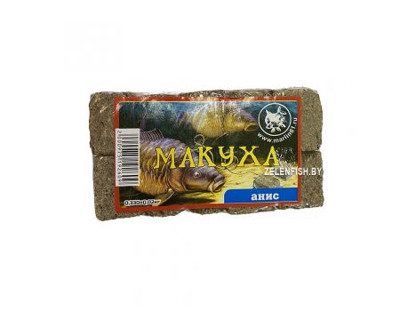 Жмых (макуха) подсолнечника в кубиках Dolphin Анис, 290г