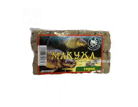 Жмых (макуха) подсолнечника в кубиках Dolphin Горох, 290г