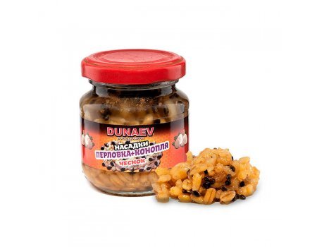Насадка Dunaev Перловка + Конопля (Чеснок), 100мл