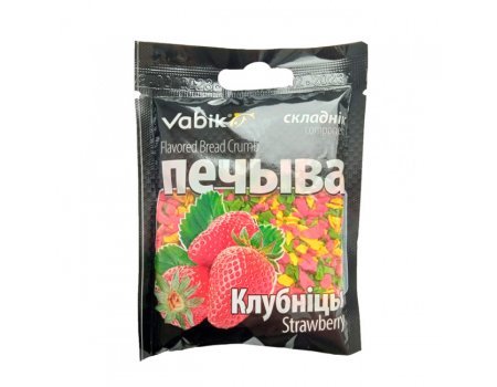 Компонент для прикормки Vabik Component Печиво микс Клубника, 35г