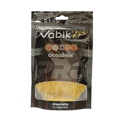 Компонент для прикормки Vabik Pro Печиво флуо желтое, 150г