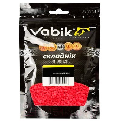 Компонент для прикормки Vabik Big Pack Печиво Флуо красное, 750г