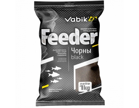 Прикормка Vabik Feeder "Черный" (черная), 1кг