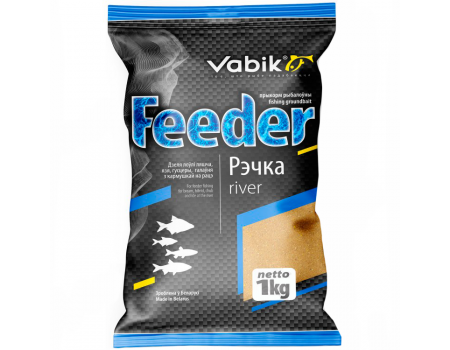 Прикормка Vabik Feeder "Река" (светлая), 1кг