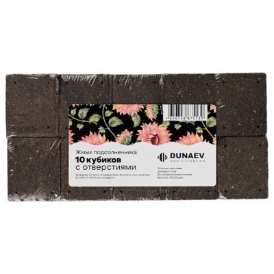 Жмых Dunaev подсолнечный, 300г