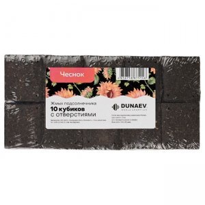 Жмых Dunaev подсолнечный (Чеснок), 300г