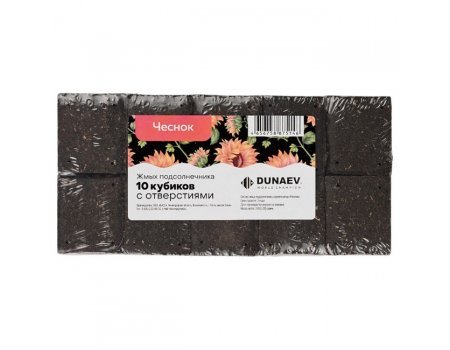 Жмых Dunaev подсолнечный (Чеснок), 300г