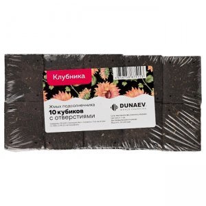 Жмых Dunaev подсолнечный (Клубника), 300г