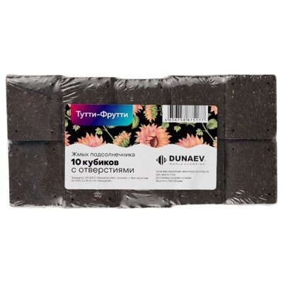 Жмых Dunaev подсолнечный (Тутти-фрутти), 300г