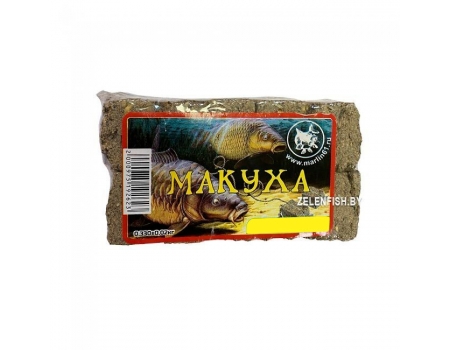 Жмых (макуха) подсолнечника в кубиках Dolphin Конопля, 290г