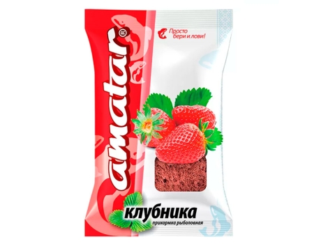 Прикормку Amatar Клубника, 750г