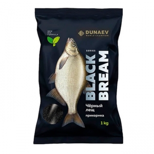 Прикормка Dunaev Black Series Bream (Черный Лещ), 1кг Прикормка Dunaev Black Series Bream (Черный Лещ), 1кг
