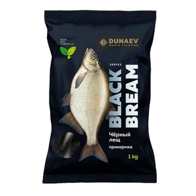 Прикормка Dunaev Black Series Bream (Черный Лещ), 1кг Прикормка Dunaev Black Series Bream (Черный Лещ), 1кг