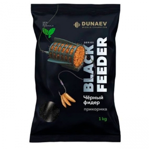 Прикормка Dunaev Black Series Feeder (Черный Фидер), 1кг Прикормка Dunaev Black Series Feeder (Черный Фидер), 1кг