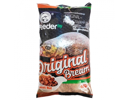 Прикормка Feeder by Original Bream Sweet Nut (Лещ Сладкий Орех), 1кг