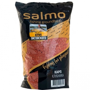 Прикормка Salmo Карп Клубника (рецепт Юрия Лисовского), 1кг