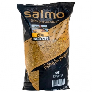 Прикормка Salmo Карп Кукуруза (рецепт Юрия Лисовского), 1кг Прикормка Salmo Карп Кукуруза (рецепт Юрия Лисовского), 1кг