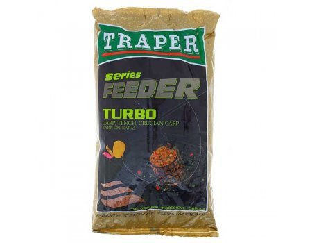 Прикормка Traper Feeder Turbo (коричневая), 1кг