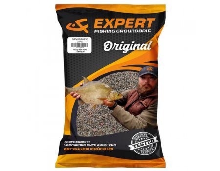Прикормка UF Expert Original Bream Garlic Dark (Лещ Чеснок Темный), 1кг