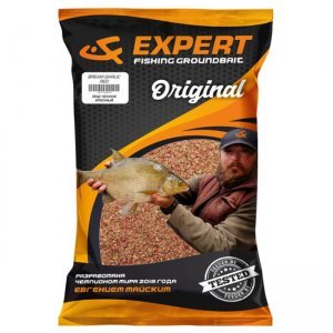 Прикормка UF Expert Original Bream Garlic Red (Лещ Чеснок Красный), 1кг