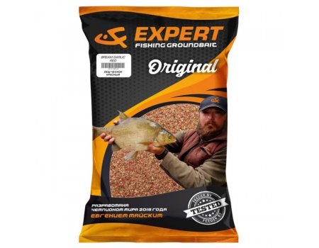 Прикормка UF Expert Original Bream Garlic Red (Лещ Чеснок Красный), 1кг