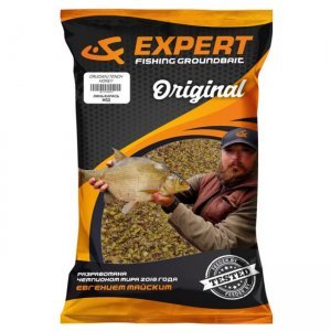 Прикормка UF Expert Original Crucian/Tench Honey (Карась/Линь Мед), 1кг