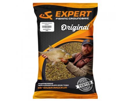 Прикормка UF Expert Original Crucian/Tench Honey (Карась/Линь Мед), 1кг