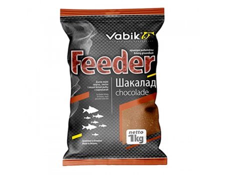 Прикормка Vabik Feeder "Шоколад" (коричневая), 1кг