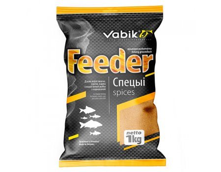 Прикормка Vabik Feeder "Специи" (коричневая), 1кг