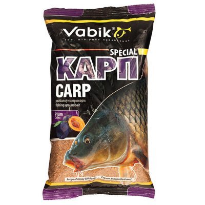Прикормка Vabik Special Carp Plum "Карп Сліўка" (желто-коричневая), 1кг