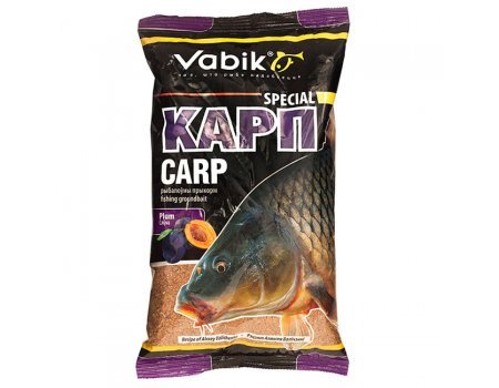 Прикормка Vabik Special Carp Plum "Карп Сліўка" (желто-коричневая), 1кг
