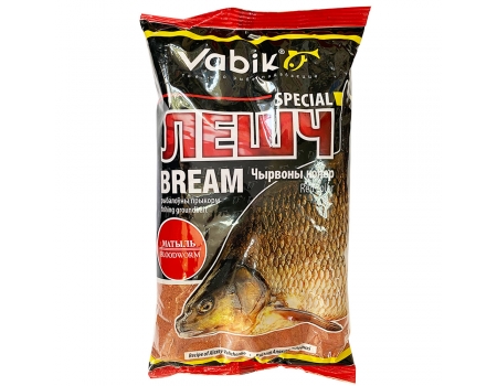 Прикормка Vabik Special Bream Bloodworm "Лешч Матыль" (красная), 1кг