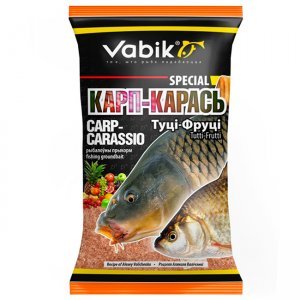 Прикормка Vabik Special Carp-Carassio Tutti-Frutti "Карп-Карась Тутти-Фрутти" (желто-оранжевая), 1кг