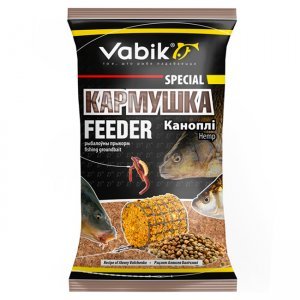 Прикормка Vabik Special Feeder Hemp "Фидер Конопля" (светлая), 1кг