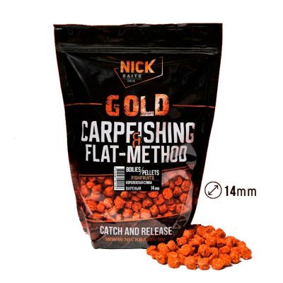 Пеллетс Nick Baits Gold Pellets Fishfruits (Королевская слива) 14мм, 1кг