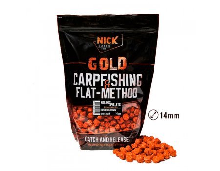 Пеллетс Nick Baits Gold Pellets Fishfruits (Королевская слива) 14мм, 1кг