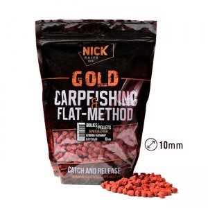 Пеллетс Nick Baits Gold Pellets Specialfish (Клюква-Кальмар) 10мм, 1кг