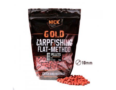 Пеллетс Nick Baits Gold Pellets Specialfish (Криль) 10мм, 1кг