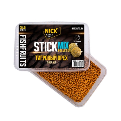 Стик-микс Пеллетс Nick Baits Gold “SF” 3.5мм Тигровый орех, 0.5кг