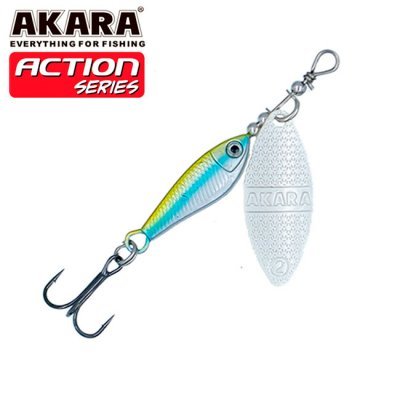 Блесна Akara Action Series Betta №2, цвет: 10-A19, 12гр Блесна Akara Action Series Betta №2, цвет: 10-A19, 12гр