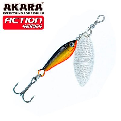 Блесна Akara Action Series Betta №2, цвет: 12-A19, 12гр Блесна Akara Action Series Betta №2, цвет: 12-A19, 12гр