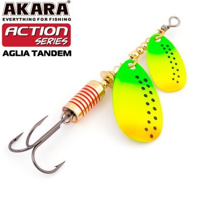 Блесна Akara Aglia Tandem №1/3, цвет: A22, 8гр Блесна Akara Aglia Tandem №1/3, цвет: A22, 8гр