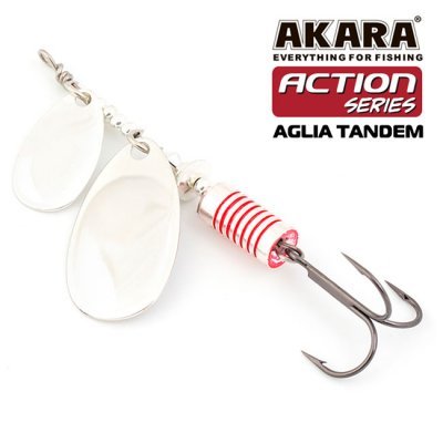 Блесна Akara Aglia Tandem №1/3, цвет: A19, 8гр