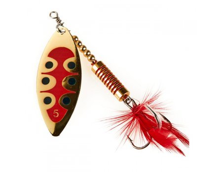 Блесна Lucky John Spin X Long №5, цвет: GX1, 12.0гр