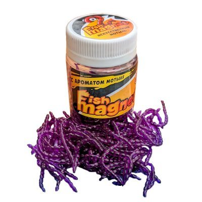 Мотыль искусственный Fish Magnet Blgodworm цвет 133, 102шт